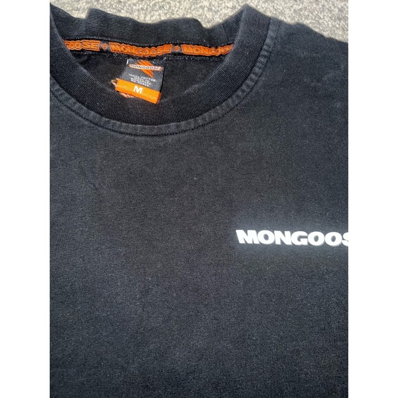 Mongoose Black and White checkered long sleeve T shirt. Size medium - Picture 4 of 7
